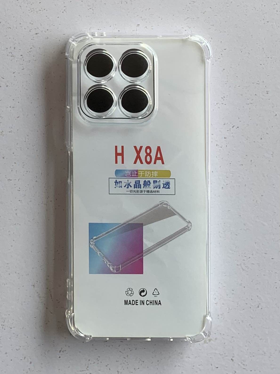 HONOR / HUAWEI Crystal Clear Transparent Shockproof Mobile Back Cover
