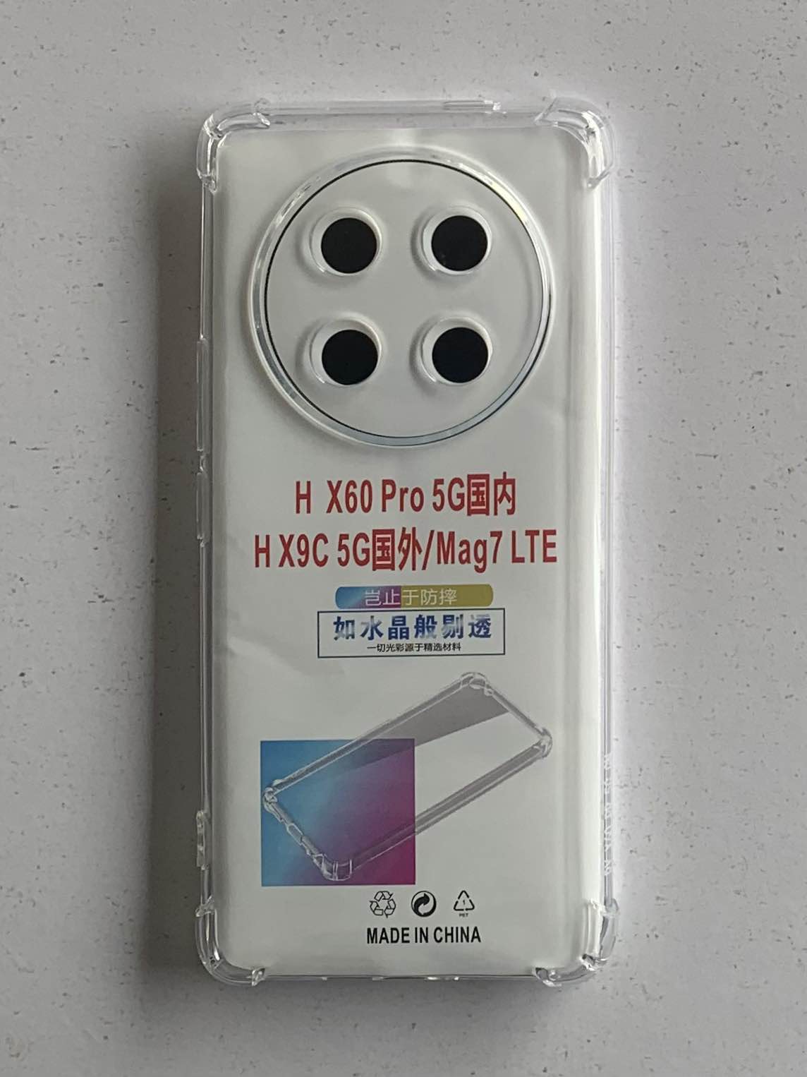 HONOR / HUAWEI Crystal Clear Transparent Shockproof Mobile Back Cover