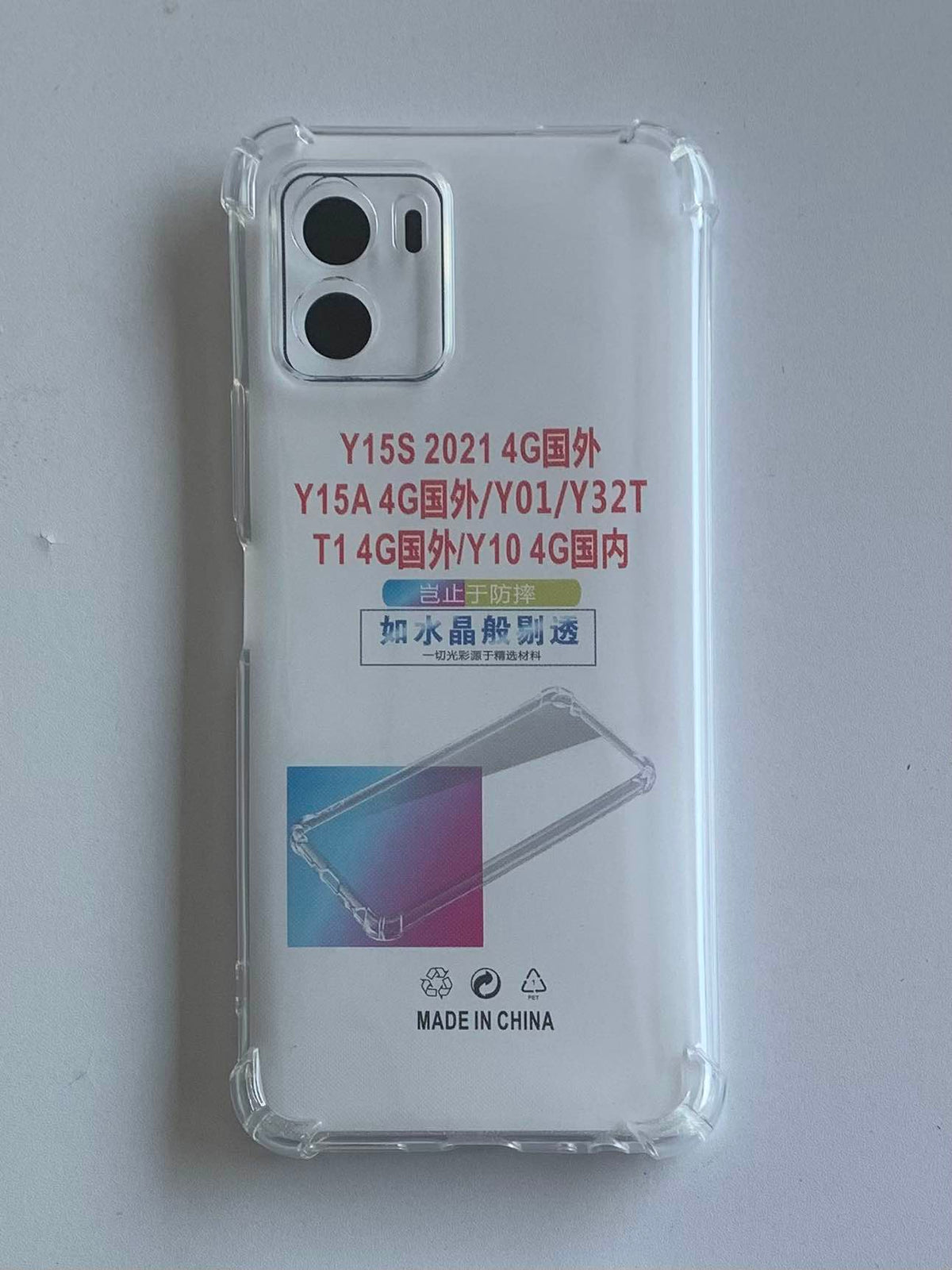 VIVO Crystal Clear Transparent Shockproof Mobile Back Cover
