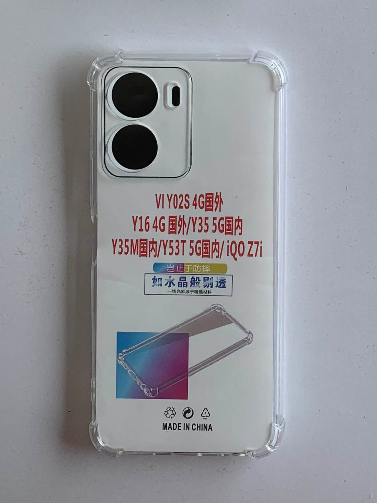 VIVO Crystal Clear Transparent Shockproof Mobile Back Cover