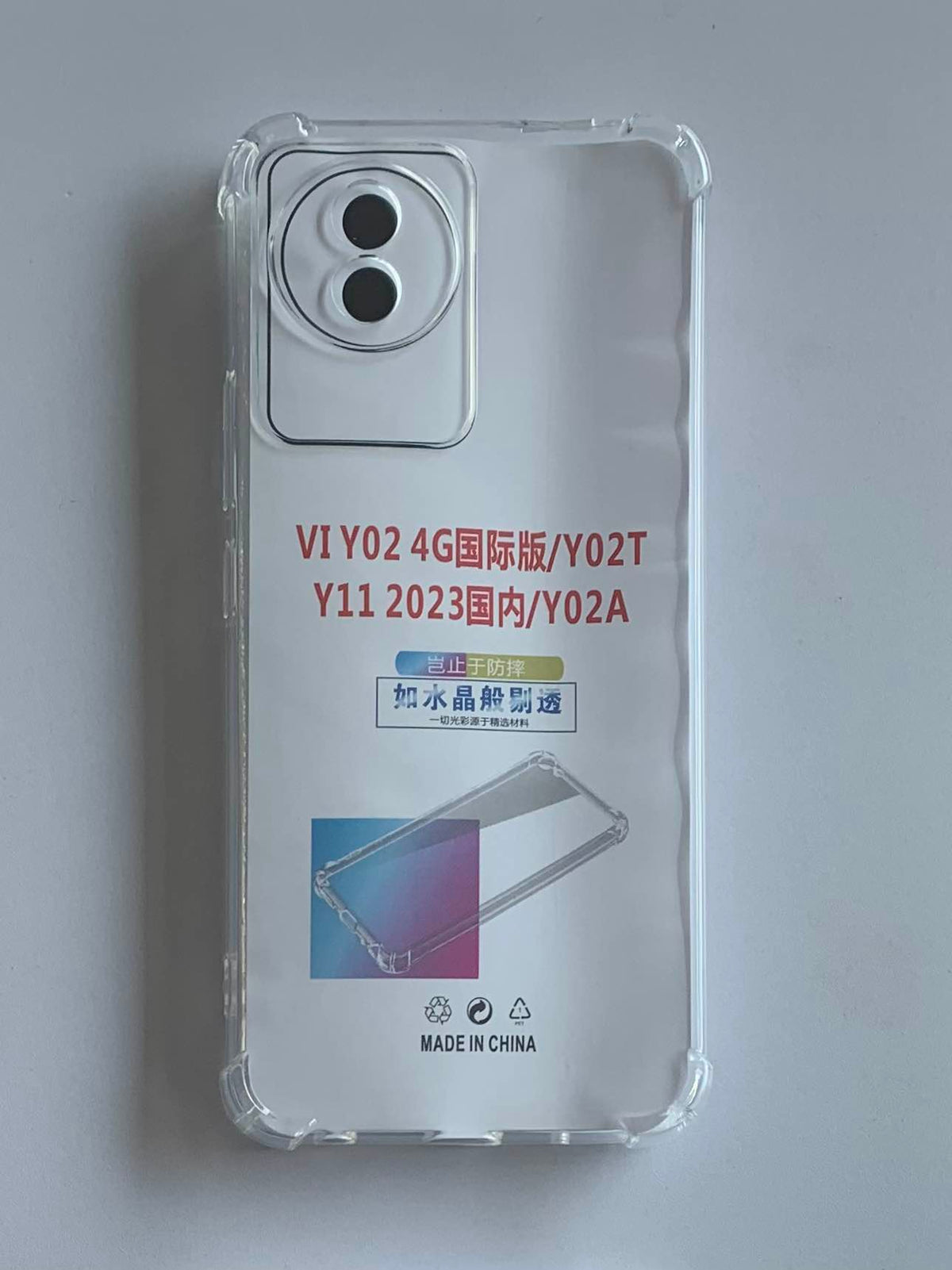VIVO Crystal Clear Transparent Shockproof Mobile Back Cover