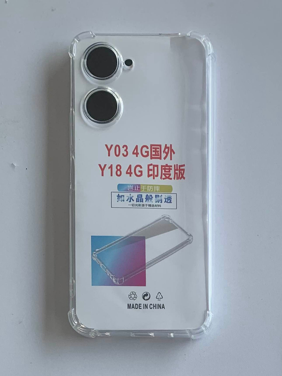 VIVO Crystal Clear Transparent Shockproof Mobile Back Cover
