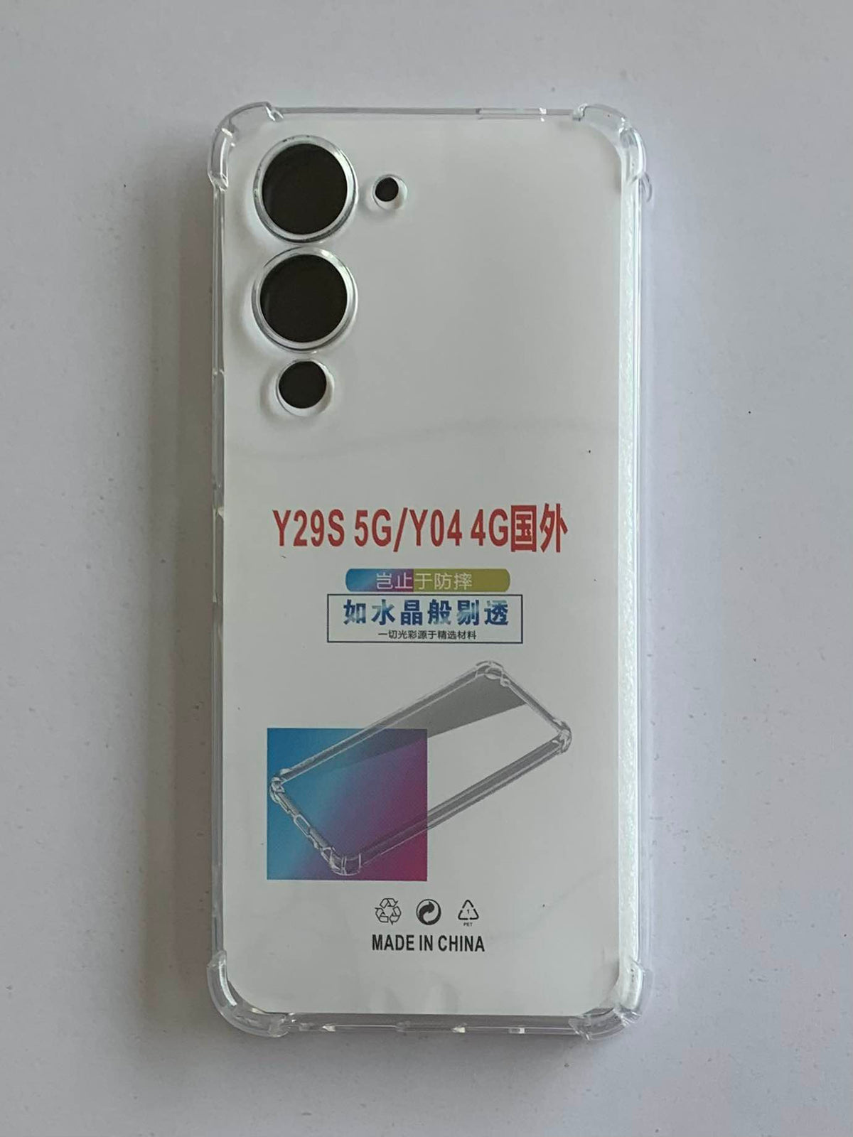 VIVO Crystal Clear Transparent Shockproof Mobile Back Cover