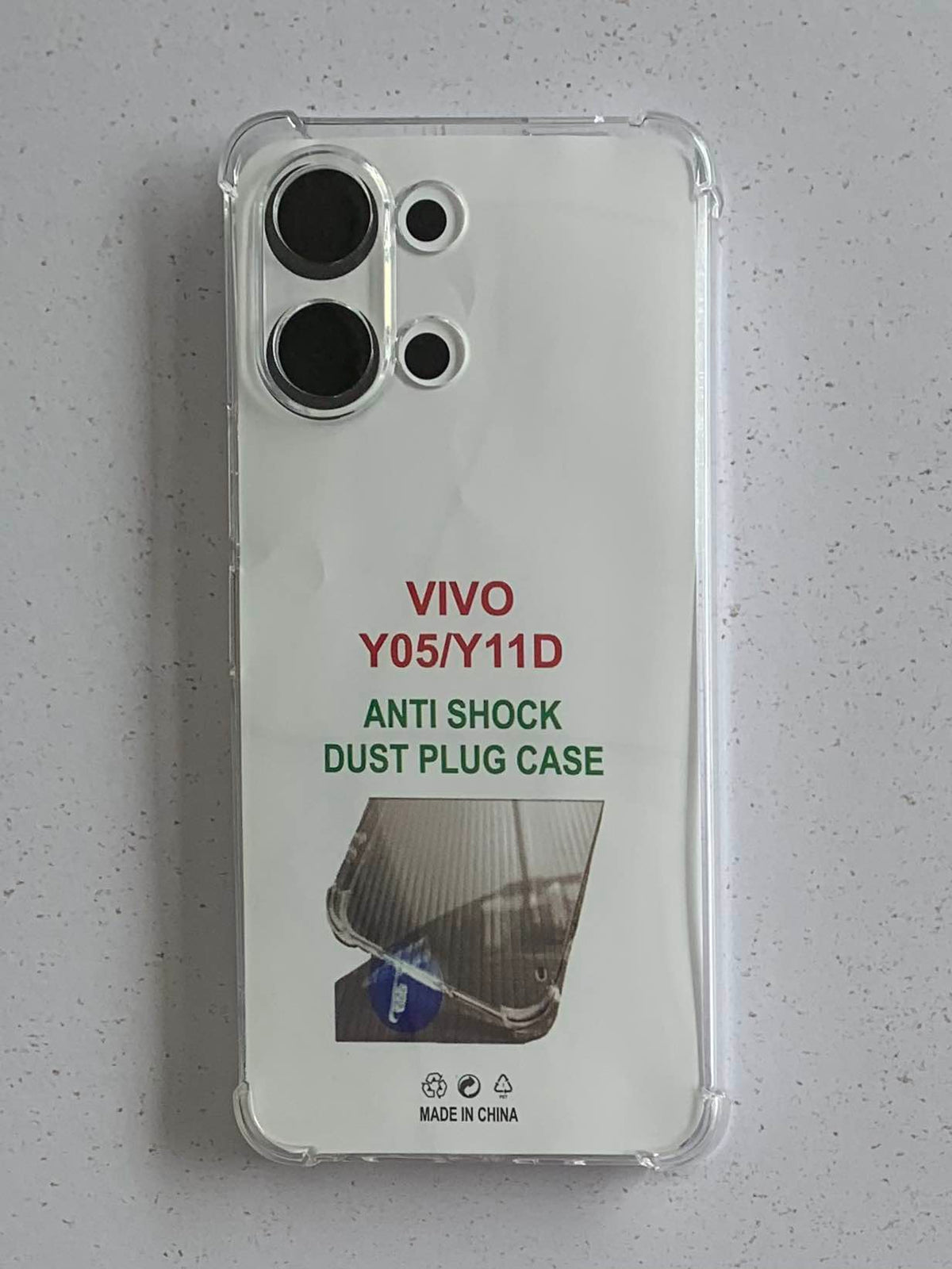 VIVO Crystal Clear Transparent Shockproof Mobile Back Cover