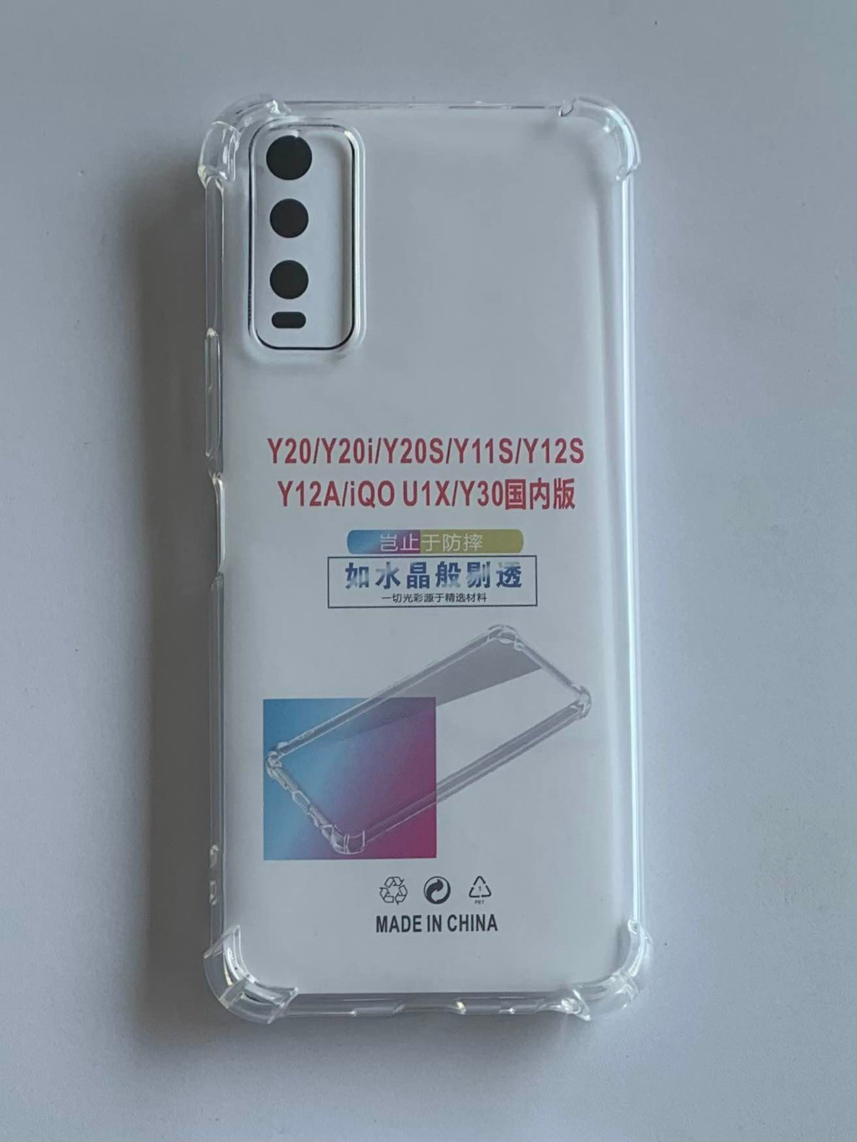 VIVO Crystal Clear Transparent Shockproof Mobile Back Cover
