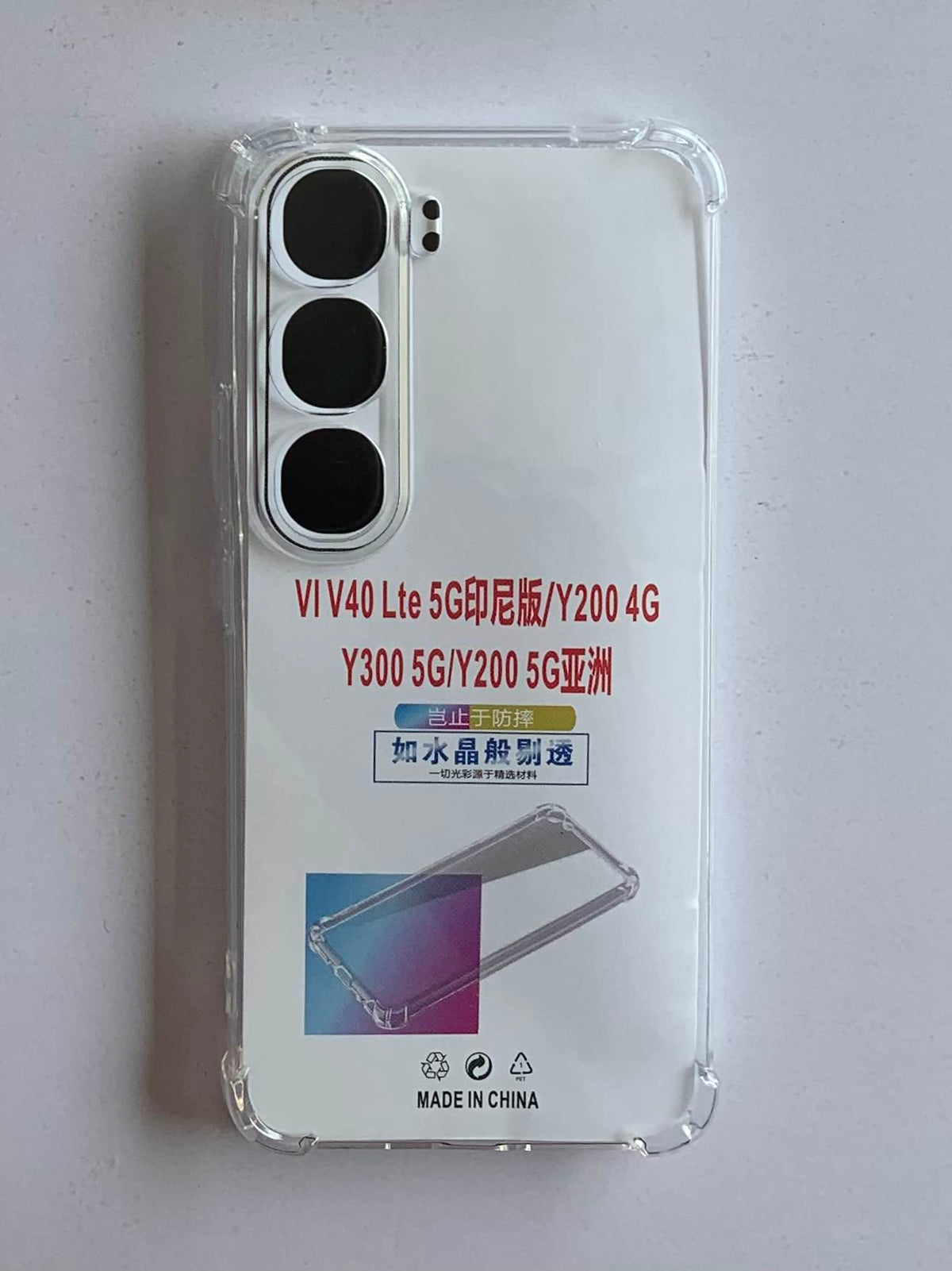 VIVO Crystal Clear Transparent Shockproof Mobile Back Cover