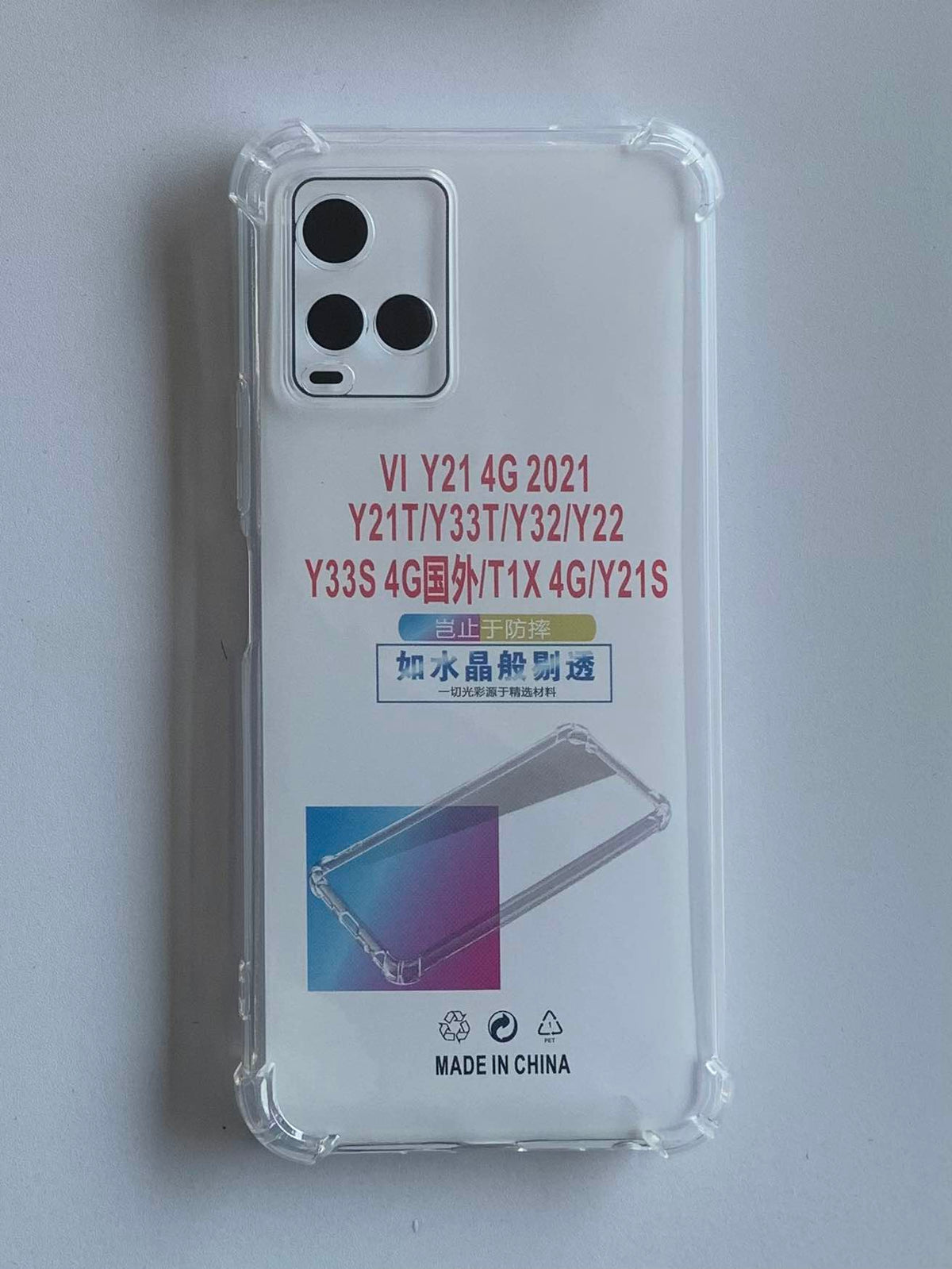 VIVO Crystal Clear Transparent Shockproof Mobile Back Cover