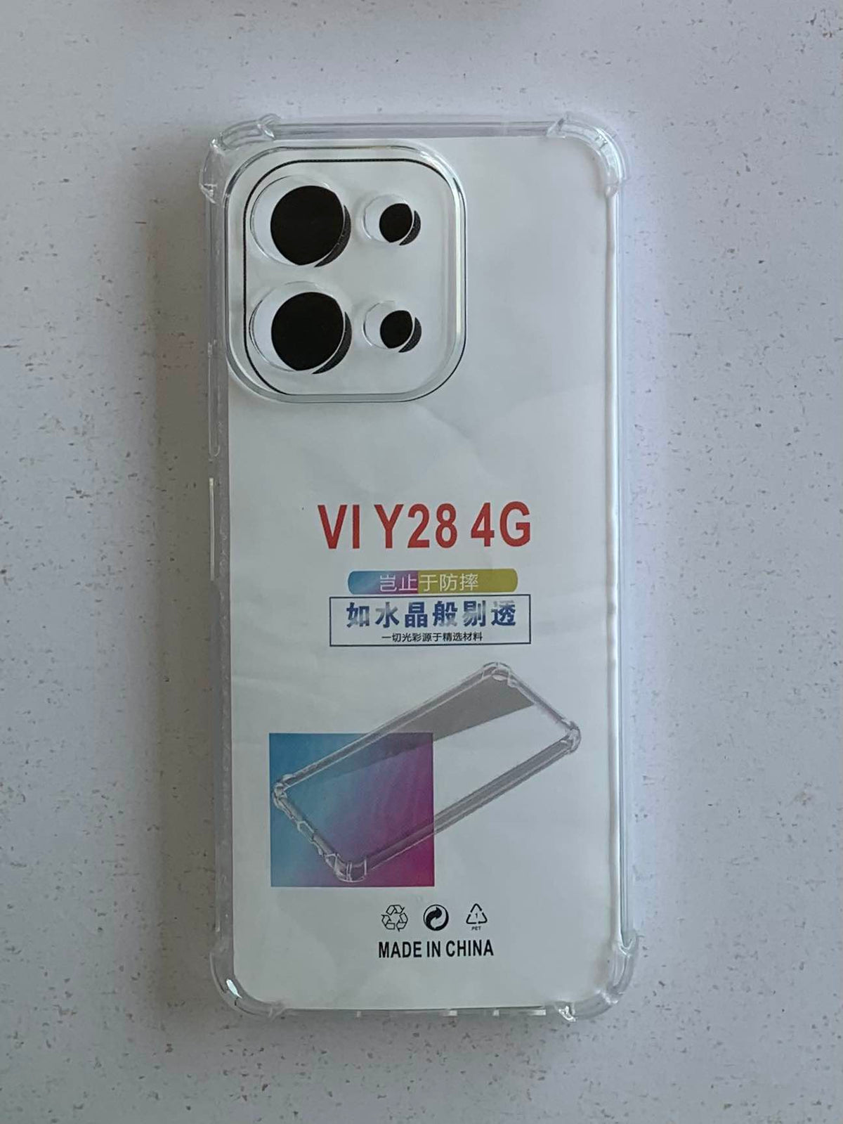 VIVO Crystal Clear Transparent Shockproof Mobile Back Cover