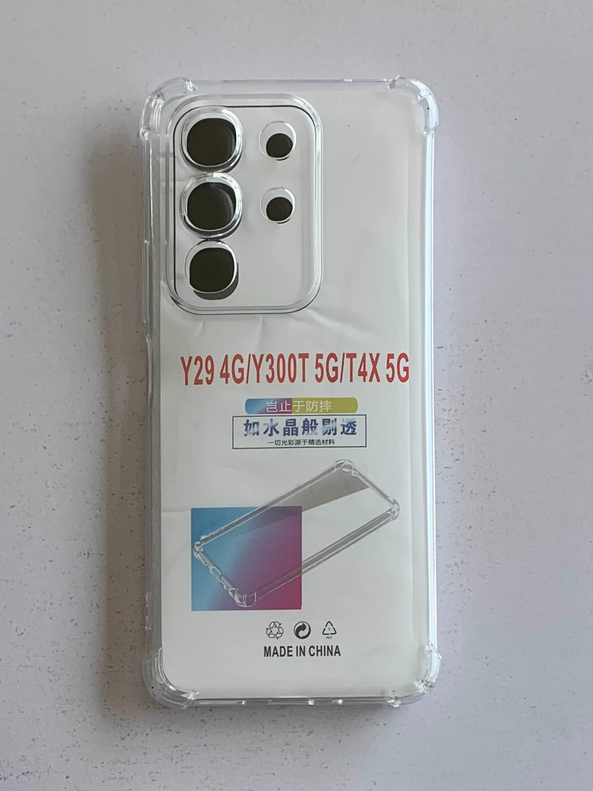 VIVO Crystal Clear Transparent Shockproof Mobile Back Cover