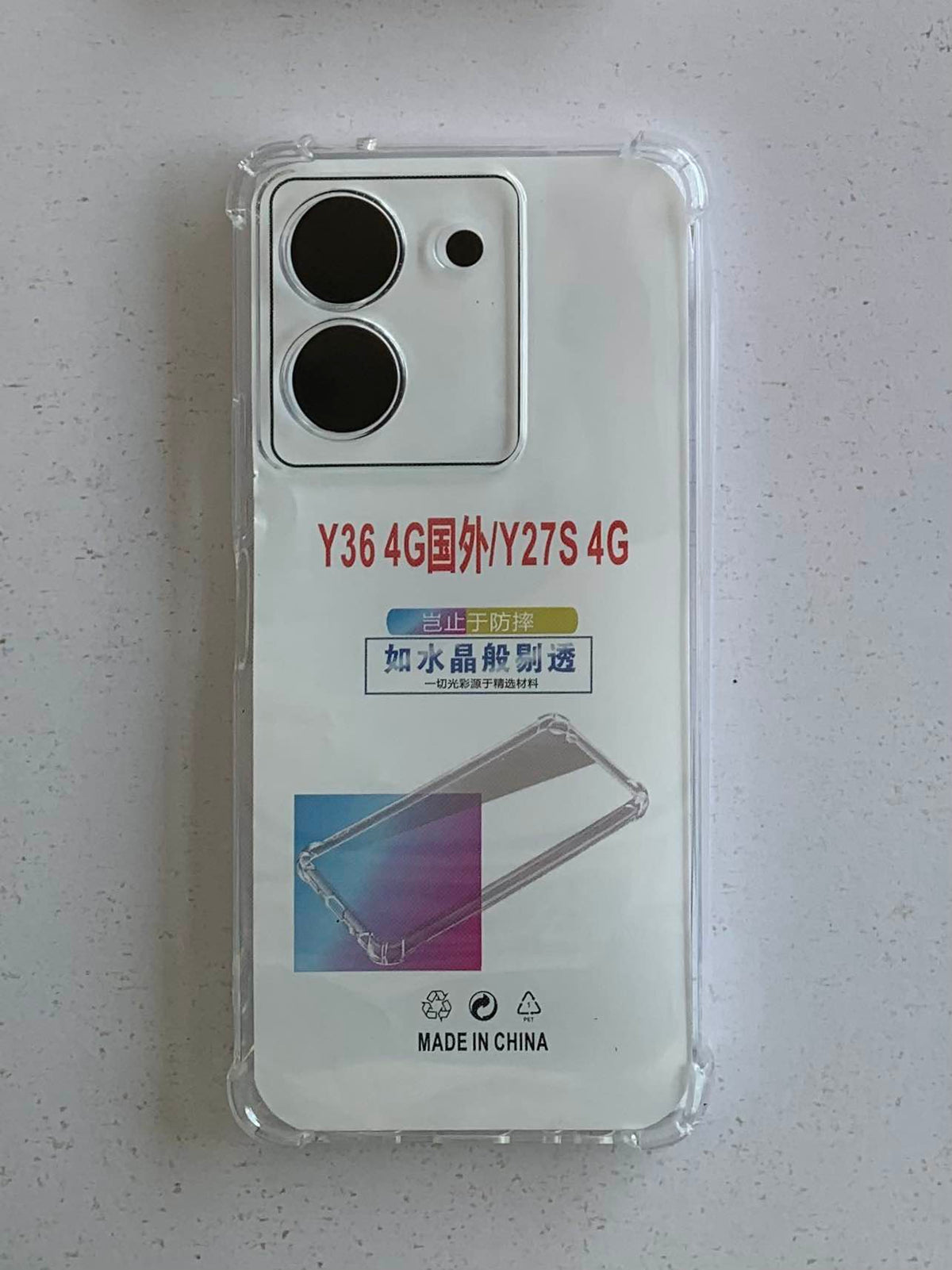 VIVO Crystal Clear Transparent Shockproof Mobile Back Cover