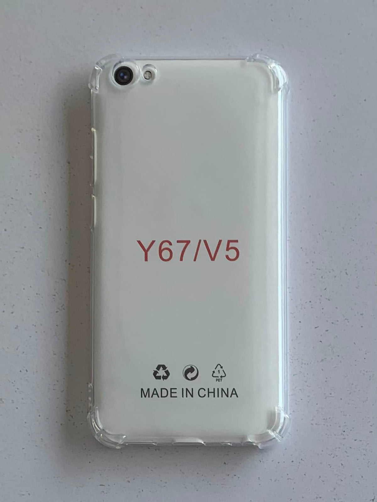 VIVO Crystal Clear Transparent Shockproof Mobile Back Cover