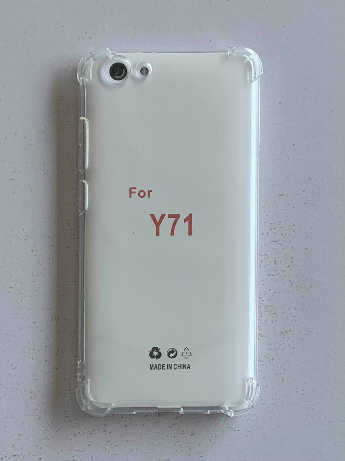 VIVO Crystal Clear Transparent Shockproof Mobile Back Cover