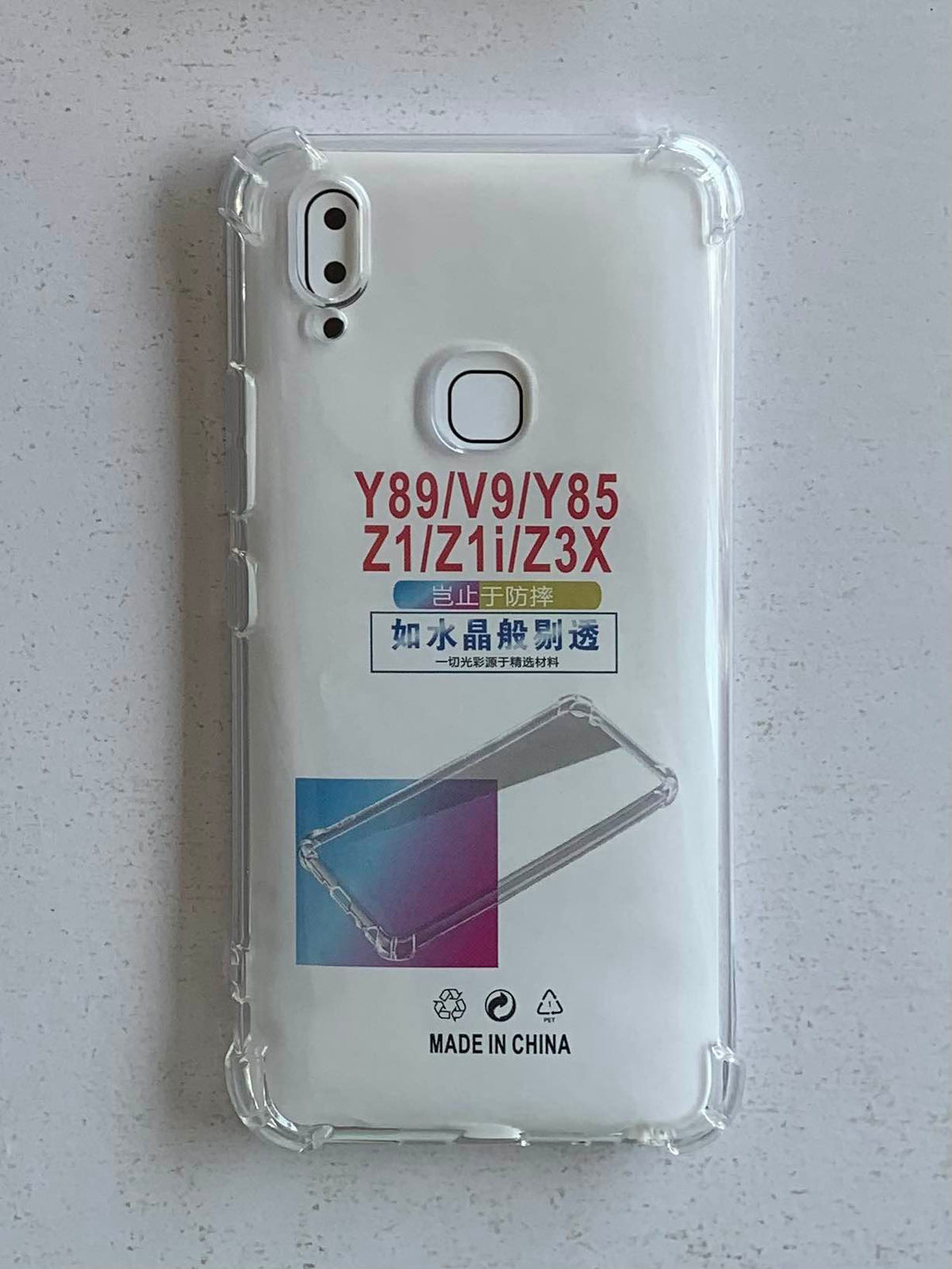 VIVO Crystal Clear Transparent Shockproof Mobile Back Cover