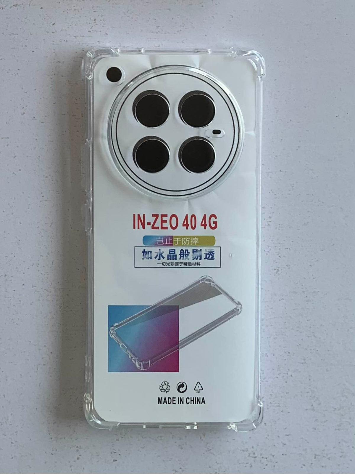 INFINIX Crystal Clear Transparent Shockproof Mobile Back Cover