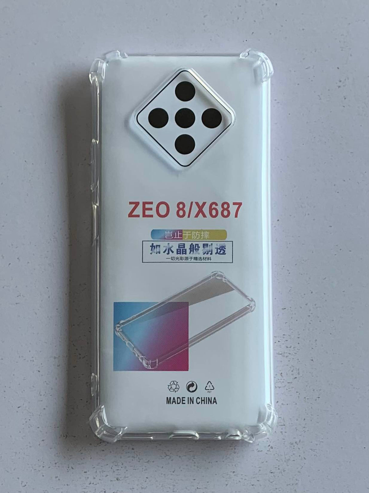 INFINIX Crystal Clear Transparent Shockproof Mobile Back Cover