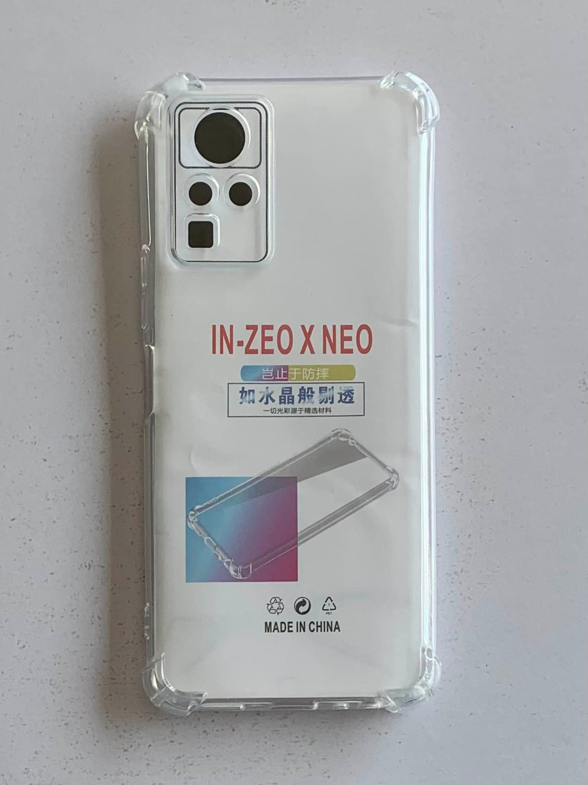 INFINIX Crystal Clear Transparent Shockproof Mobile Back Cover