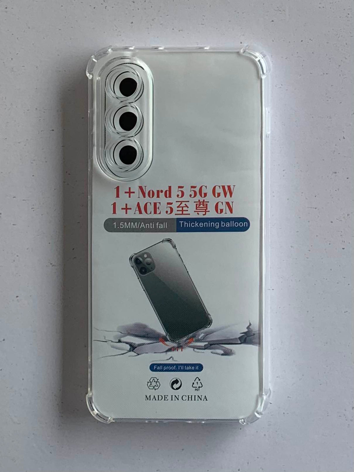 ONEPLUS Crystal Clear Transparent Shockproof Mobile Back Cover