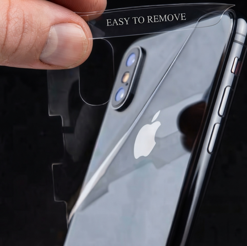 APPLE IPHONE Skin/Jelly Back Protector Crystal Clear TPU Hydrogel & Scratch-Resistant | 360 protection