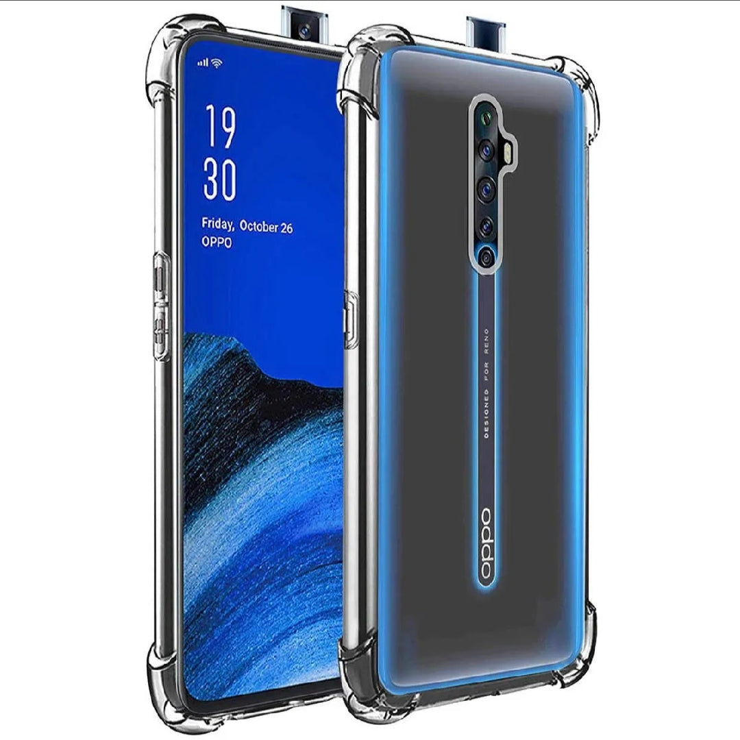 OPPO Crystal Clear Transparent Shockproof Imported TPU Mobile Back Cover