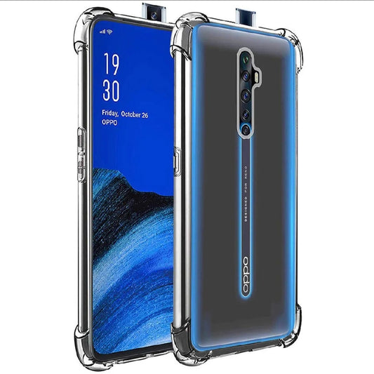 OPPO Crystal Clear Transparent Shockproof Imported TPU Mobile Back Cover