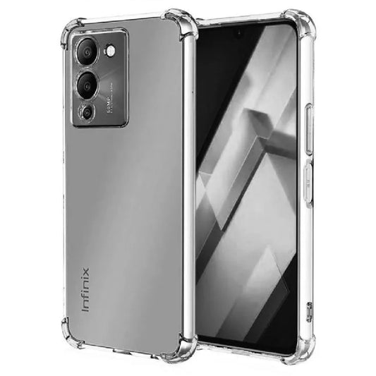 INFINIX Crystal Clear Transparent Shockproof Mobile Back Cover
