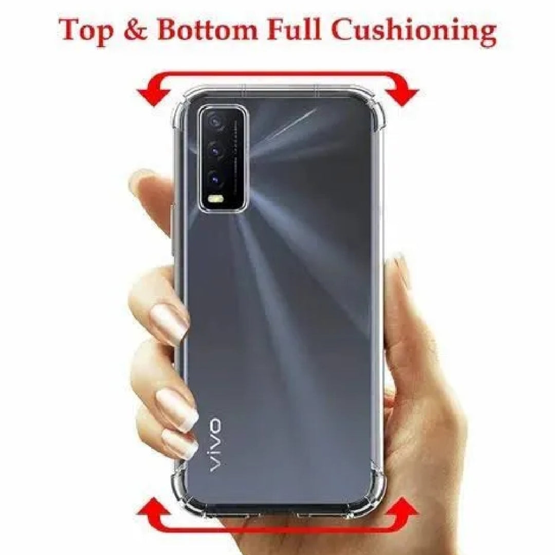 VIVO Crystal Clear Transparent Shockproof Mobile Back Cover