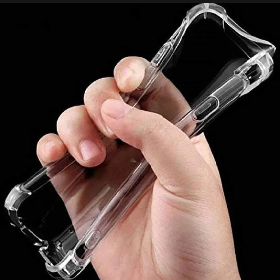 INFINIX Crystal Clear Transparent Shockproof Mobile Back Cover