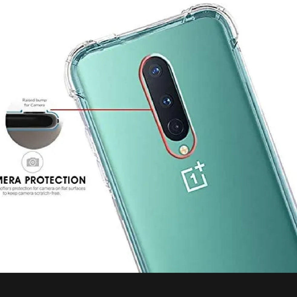 ONEPLUS Crystal Clear Transparent Shockproof Mobile Back Cover