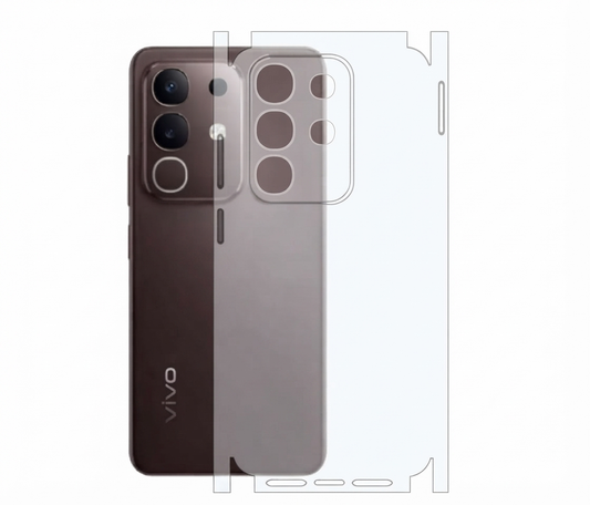 (FREE JELLY PROMO) VIVO Skin/Jelly Back Protector Crystal Clear TPU Hydrogel & Scratch-Resistant | 360 protection