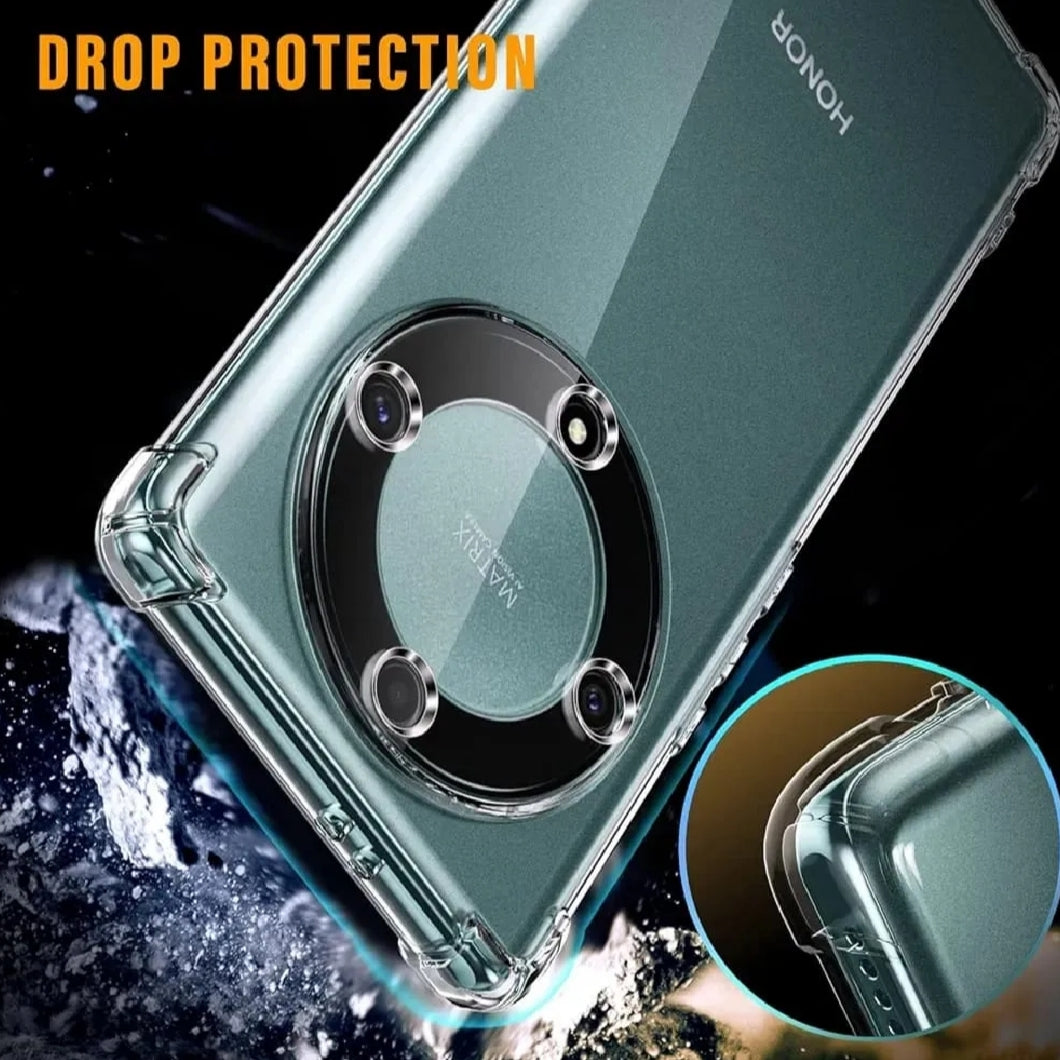 HONOR / HUAWEI Crystal Clear Transparent Shockproof Mobile Back Cover