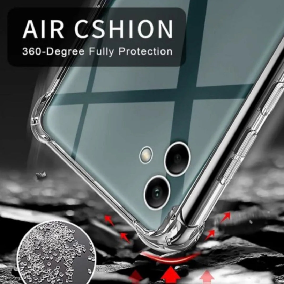 SPARX Crystal Clear Transparent Shockproof Mobile Back Cover