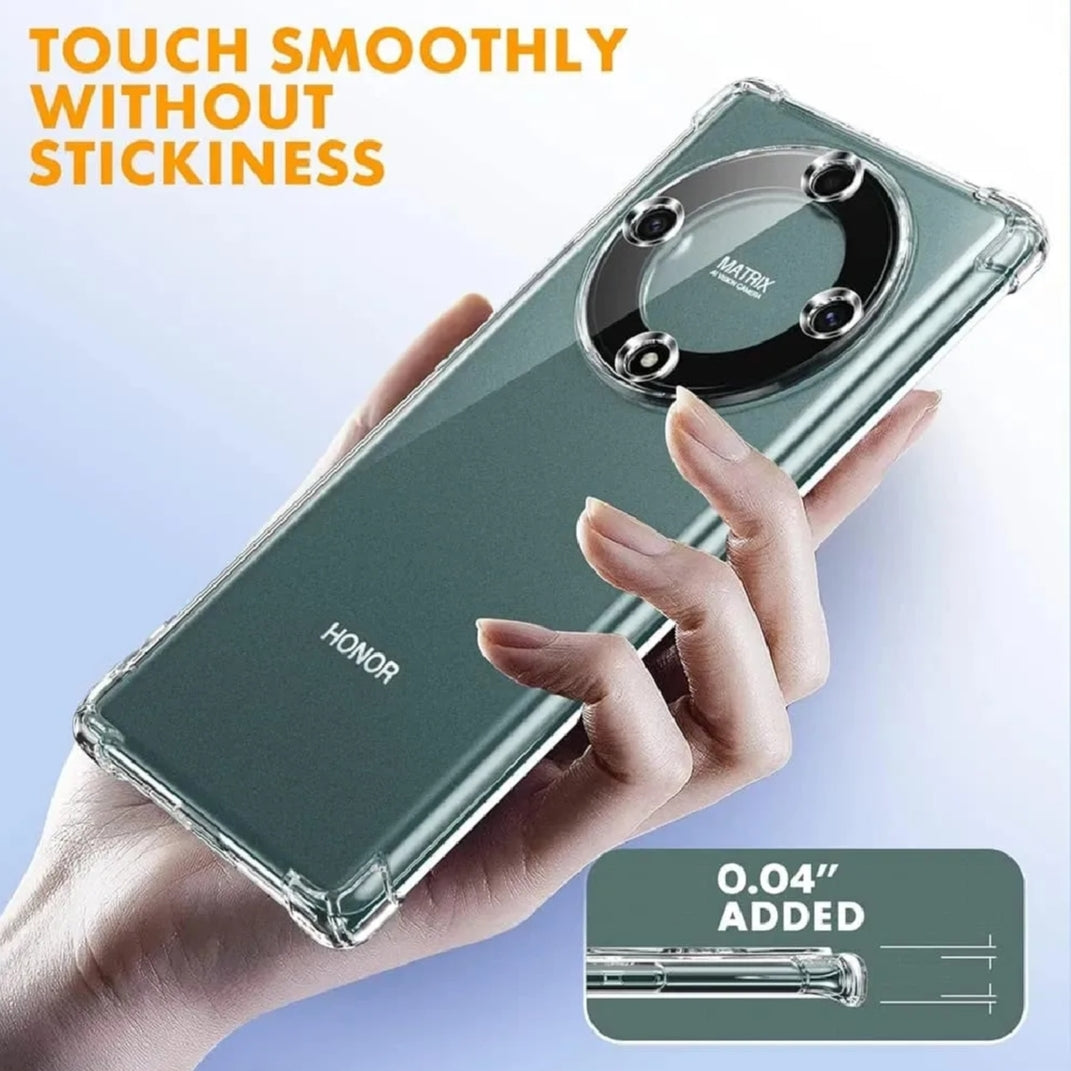 HONOR / HUAWEI Crystal Clear Transparent Shockproof Mobile Back Cover