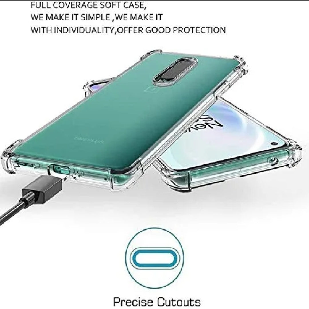ONEPLUS Crystal Clear Transparent Shockproof Mobile Back Cover