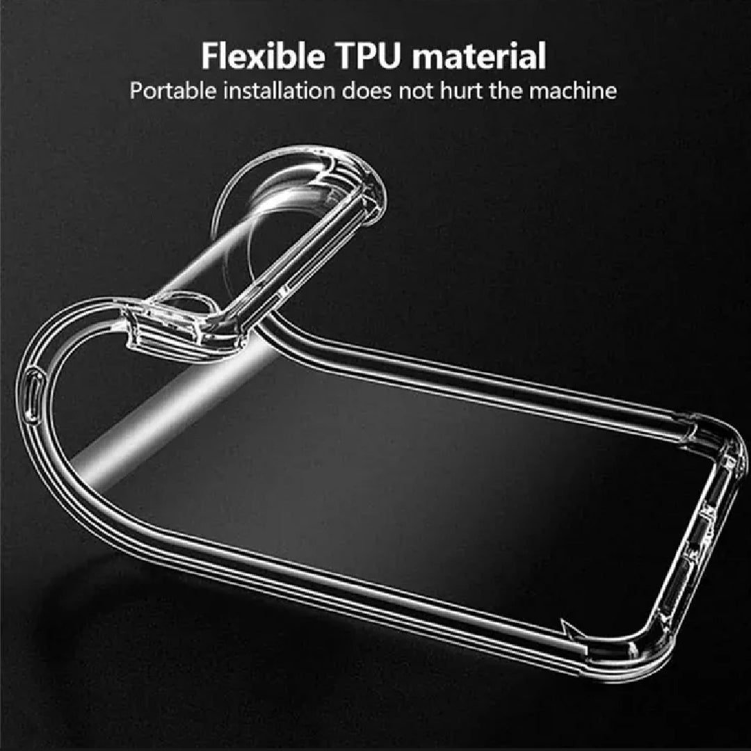REALME Crystal Clear Transparent Shockproof Mobile Back Cover