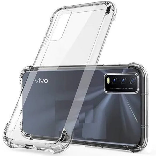VIVO Crystal Clear Transparent Shockproof Mobile Back Cover