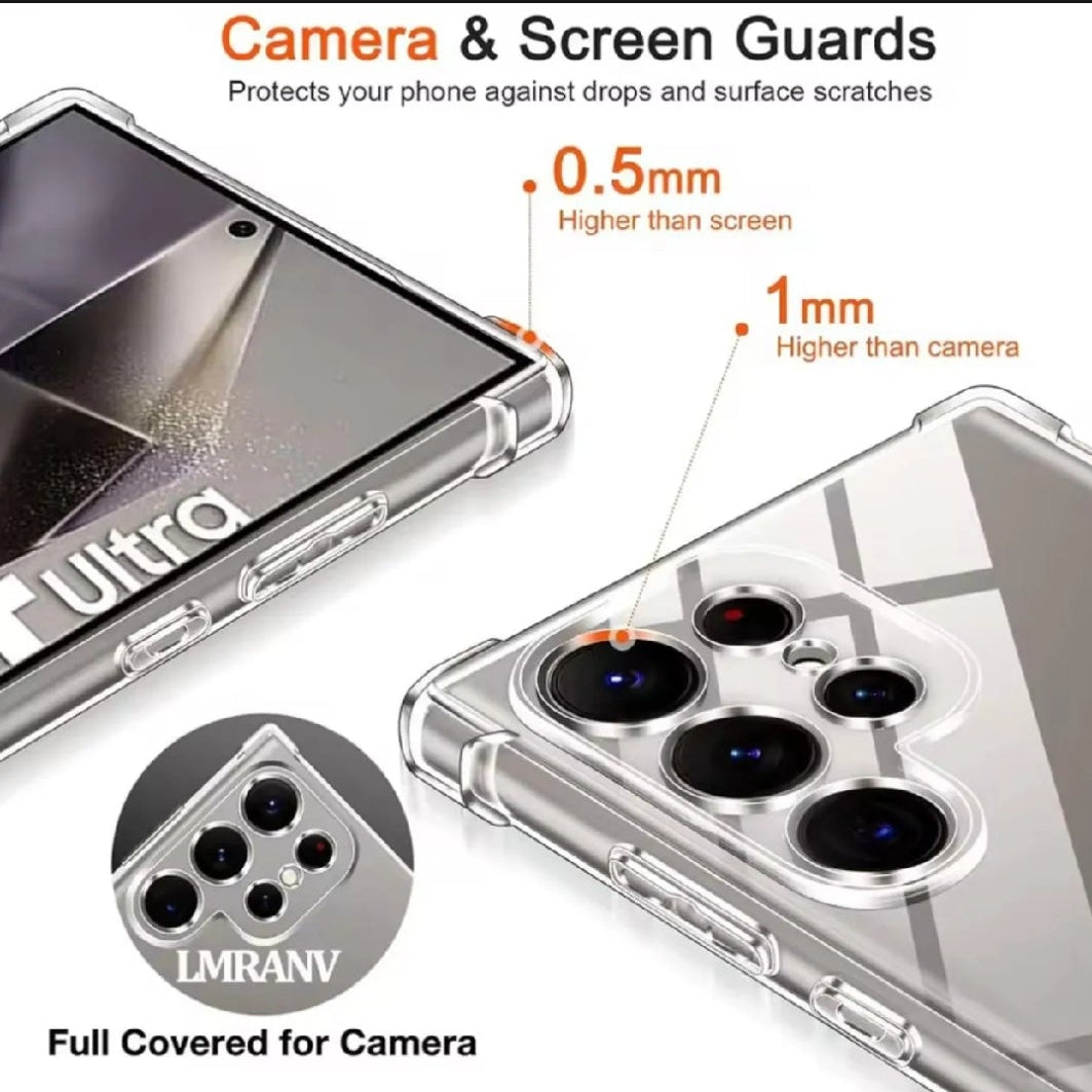 ITEL Crystal Clear Transparent Shockproof Mobile Back Cover