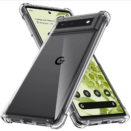 GOOGLE PIXEL Crystal Clear Transparent Shockproof Mobile Back Cover